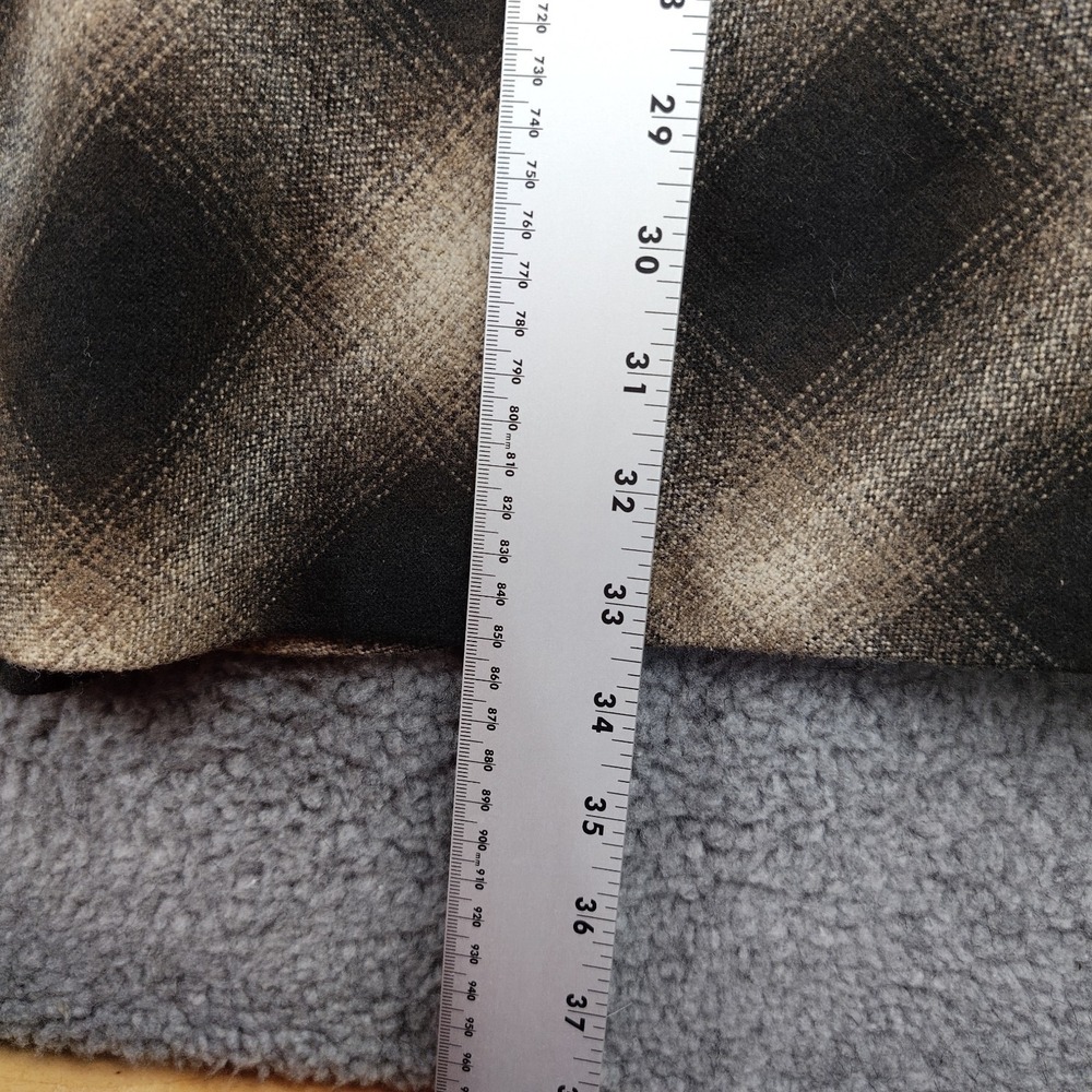 Eddie Bauer Skirt Wool Shadow Plaid Blend A Line Maxi Skirt Size 8 Career Office - Picture 3 of 7